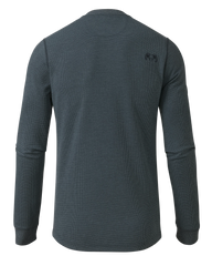 Canyon Waffle Henley | Steel Blue Heather