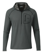 PRO Merino 200 Zip-T Hoodie | Gunmetal