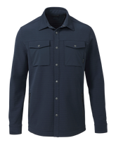 Blockfield Fleece Shirt Jacket | Steel Blue