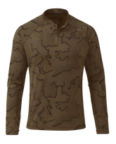 Ridgepoint Fleece Henley | Coyote Brown Tonal