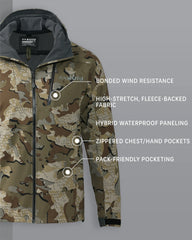 Axis Hybrid Hooded Jacket | Valo