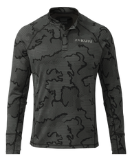 Ridgepoint Fleece Henley | Black Tonal