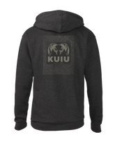 KUIU Topo Back Logo Hoodie | Charcoal