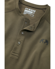 PRO Merino 200 Henley | Ash