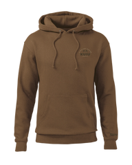 KUIU Stacked Chest Logo Hoodie | Saddle