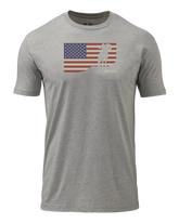 KUIU Ram Flag T-Shirt | Heather Grey