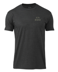 KUIU Here to Hunt Back Logo T-Shirt | Charcoal