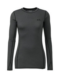 Women's ULTRA Merino 145 LS Crew | Gunmetal