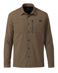 Motive Flannel Lined Shirt Jacket | Major Brown