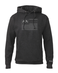 Info Flag Hoodie | Charcoal