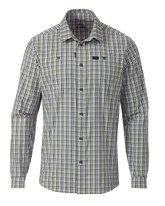 Borrego LS Shirt | Mini Cross Check Verde Plaid