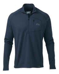 PRO Merino 200 Zip-T | Steel Blue