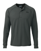 PRO Merino 200 Henley | Gunmetal