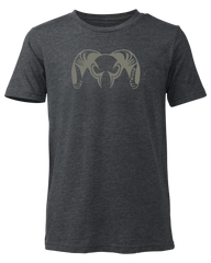 Youth Engraved Ram T-Shirt | Charcoal