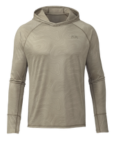 Gila LS Hoodie Topo | Bone Topo Print