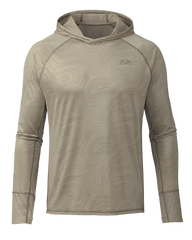 Gila LS Hoodie Topo | Bone Topo Print