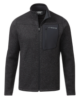 Base Camp Full Zip Sweater | Heather Black