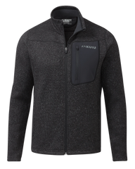 Base Camp Full Zip Sweater | Heather Black