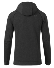 Canyon Waffle Hoodie | Black Heather