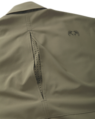 Mesa Vented LS Snap Shirt | Khaki
