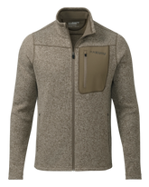 Base Camp Full Zip Sweater | Khaki Heather