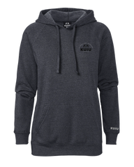 KUIU Women's Stacked Chest Logo Hoodie | Midnight Navy