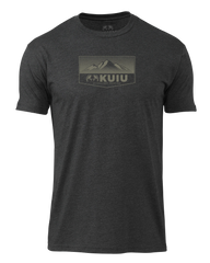 KUIU Ultralight Mountain Logo T-Shirt | Charcoal
