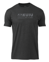 KUIU Topo Here to Hunt T-Shirt | Charcoal