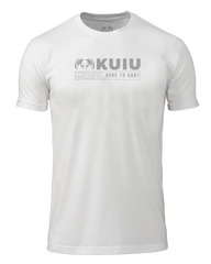 KUIU Topo Here to Hunt T-Shirt | White