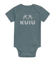 KUIU Stacked Logo Baby One-Piece | Harbor