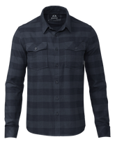 Field Flannel Shirt | Steel Blue Buffalo Check