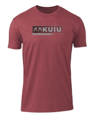 KUIU Here to Hunt Gritstone T-Shirt | Cardinal