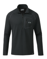 PRO Merino 200 Zip-T | Black