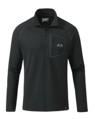 PRO Merino 200 Zip-T | Black
