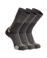 ULTRA Merino Midweight Mountain Sock 3-Pair Pack | Grey Green