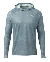 Gila LS Hoodie Topo | Glacier Topo Print