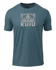 KUIU Gritstone Logo T-Shirt | Indigo