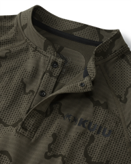 Ridgepoint Fleece Henley | Ash Tonal