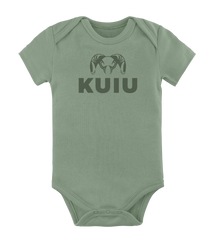 KUIU Stacked Logo Baby One-Piece | Thyme