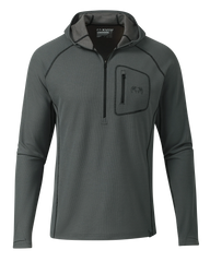 PRO Merino 200 Zip-T Hoodie | Gunmetal