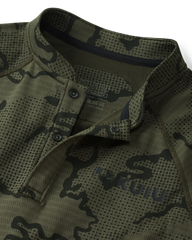 Ridgepoint Fleece Henley | Olive Tonal