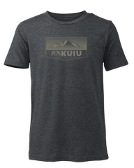 Youth Ultralight Mountain Logo T-Shirt | Charcoal