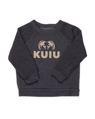 Toddler Stacked Logo Crewneck Sweatshirt | Khaki