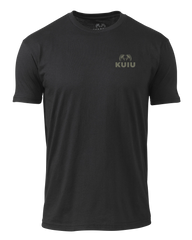 KUIU Solid Flag Fade T-Shirt | Black