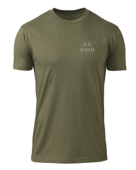 KUIU Ultralight Chest Logo T-Shirt | Military Green