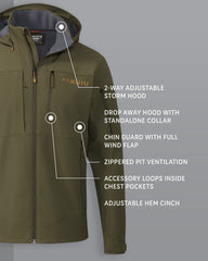 Guide PRO Hooded Jacket | Evergreen