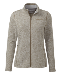 Women's Base Camp Full Zip Sweater | Khaki White Heather