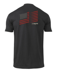 KUIU Retro Flag Fade T-Shirt | Black