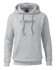 KUIU Shield Logo Hoodie | Heather Grey