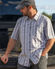 Borrego SS Shirt | Sand Plaid